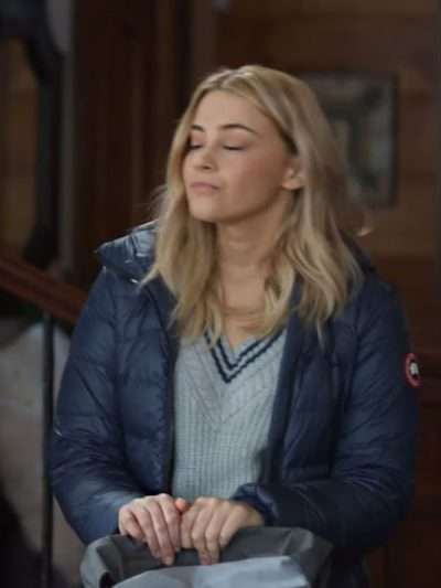 Josephine Langford The Other Zoey 2023 Blue Jacket
