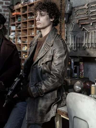 Émile The Walking Dead Daryl Dixon S01 Leather Coat