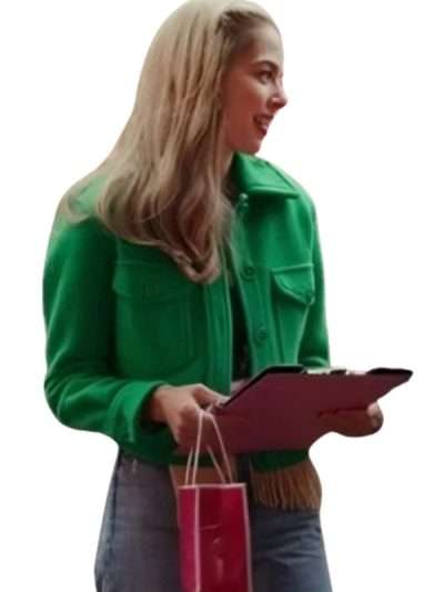 Lizzie Virgin River S05 Green Wool Jacket