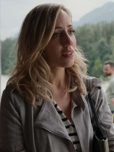 Brie Sheridan Virgin River S05 Suede Leather Jacket