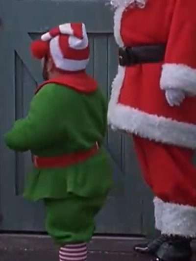 Danny Woodburn Jingle All the Way Green Wool Coat
