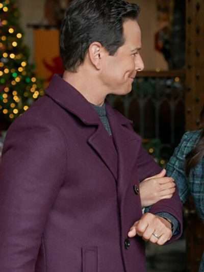 Scott Wolf A Merry Scottish Christmas 2023 Wool Peacoat