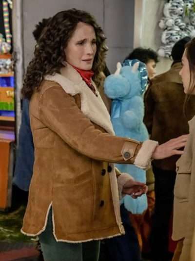 The Way Home S01 Andie MacDowell Shearling Leather Jacket