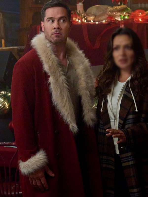 Luke Macfarlane Catch Me If You Claus 2023 Coat