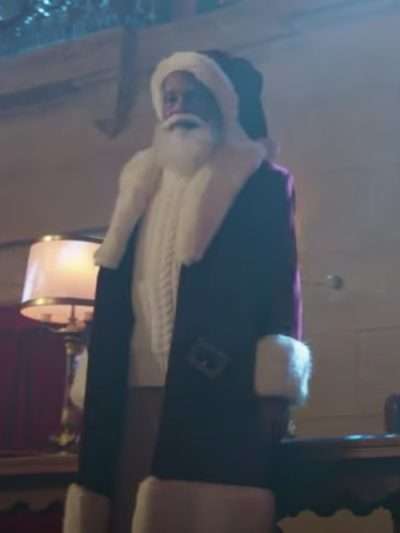 The Naughty Nine 2023 Danny Glover Red Santa Coat