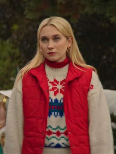 Veronika Slowikowska EXmas 2023 Red Vest