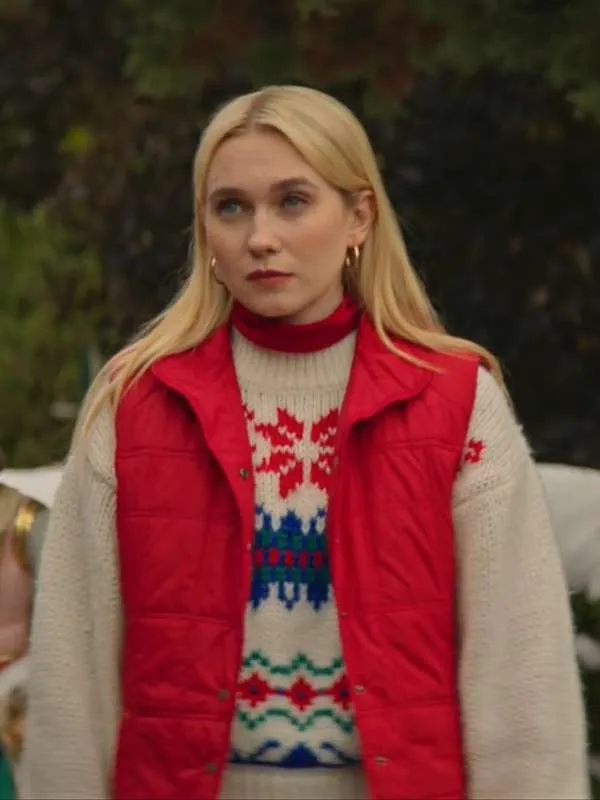 Veronika Slowikowska EXmas 2023 Red Vest