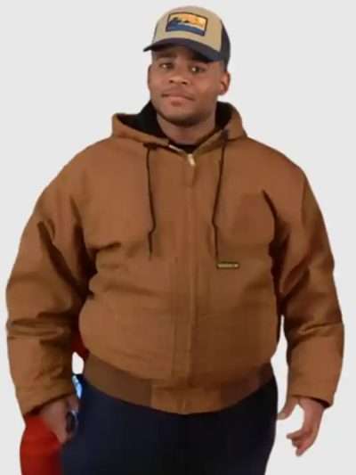 Fanum Brown Hooded Jacket