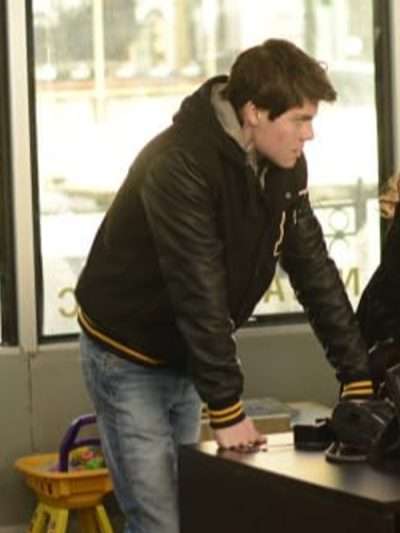 Mickey Hess Fargo Black Bomber Jacket