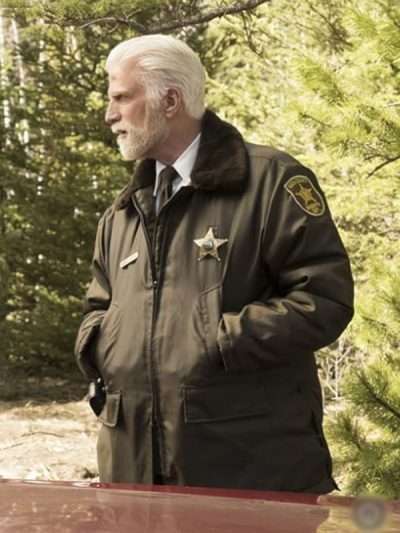 Hank Larsson Fargo S02 Grey Shearling Jacket