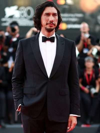 Adam Driver Ferrari Black Suit