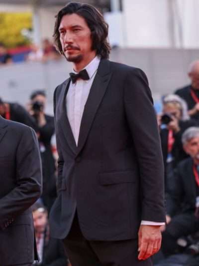 Adam Driver Ferrari Black Suit