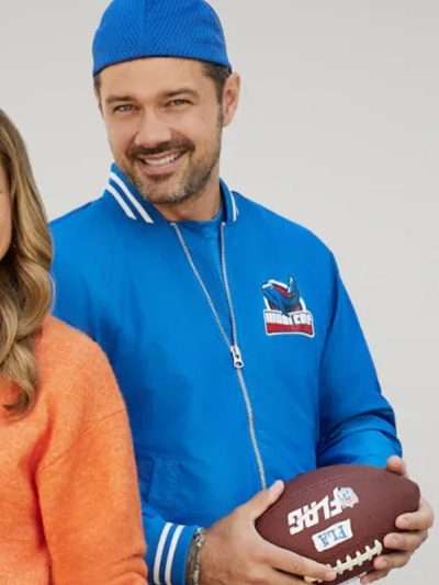 Ryan Paevey Fourth Down and Love 2023 Blue Bomber Jacket