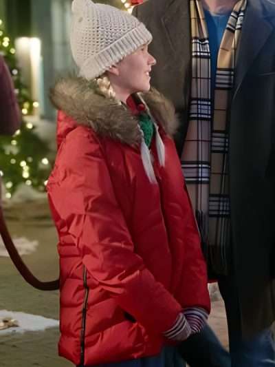 Myla Volk Holiday Hotline 2023 Red Parka Jacket