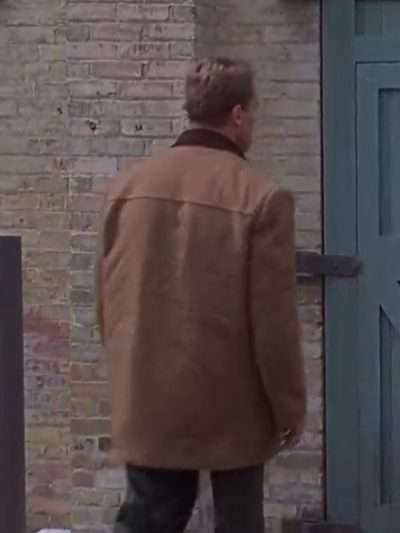 Arnold Schwarzenegger Jingle All the Way Brown Wool Coat