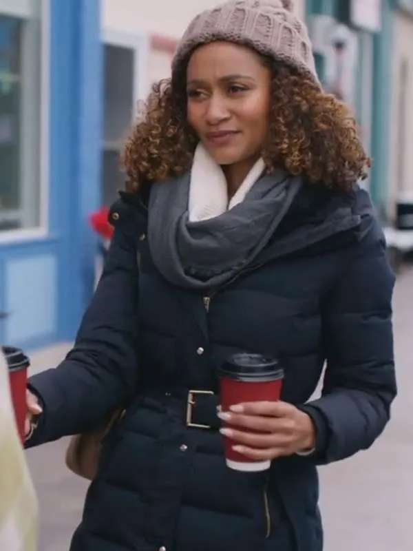 Lindura Christmas Time Capsule Black Puffer Coat