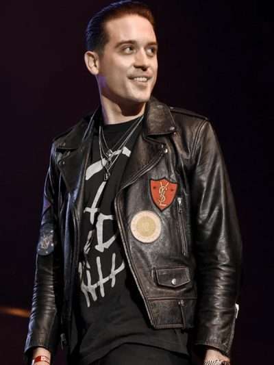 G-Eazy MAXIM Hot 100 Party Black Biker Leather Jacket