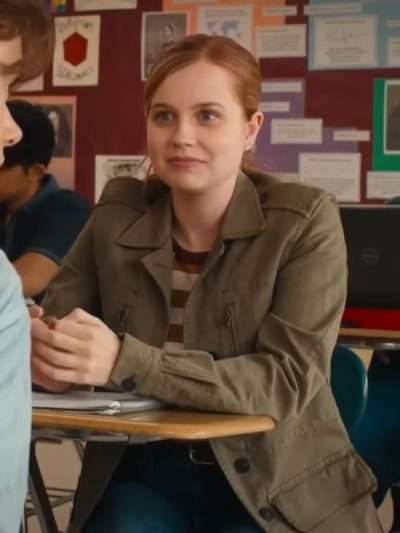 Angourie Rice Mean Girls 2024 Green Jacket
