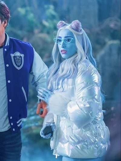 Abbey Bominable Monster High 2 White Puffer Jacket