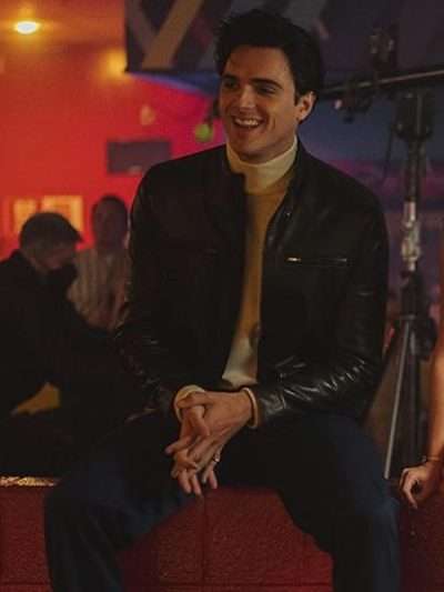 Jacob Elordi Priscilla 2023 Leather Jacket