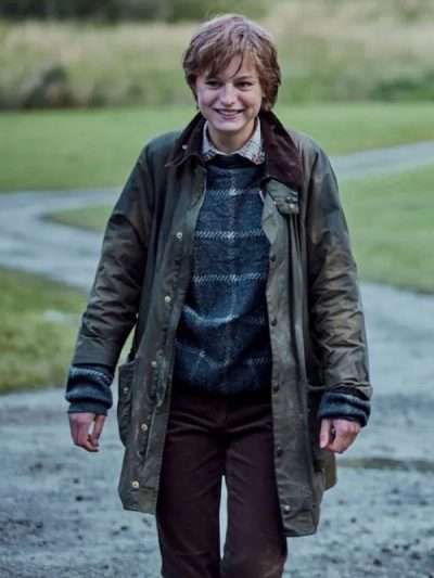 Princess Diana The Crown S04 Green Jacket
