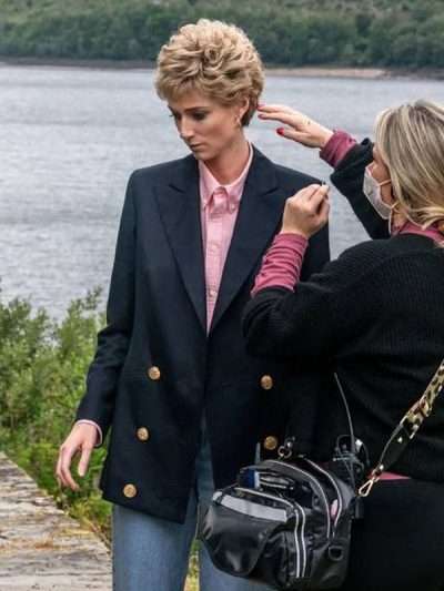 The Crown S05 Princess Diana Black Blazer