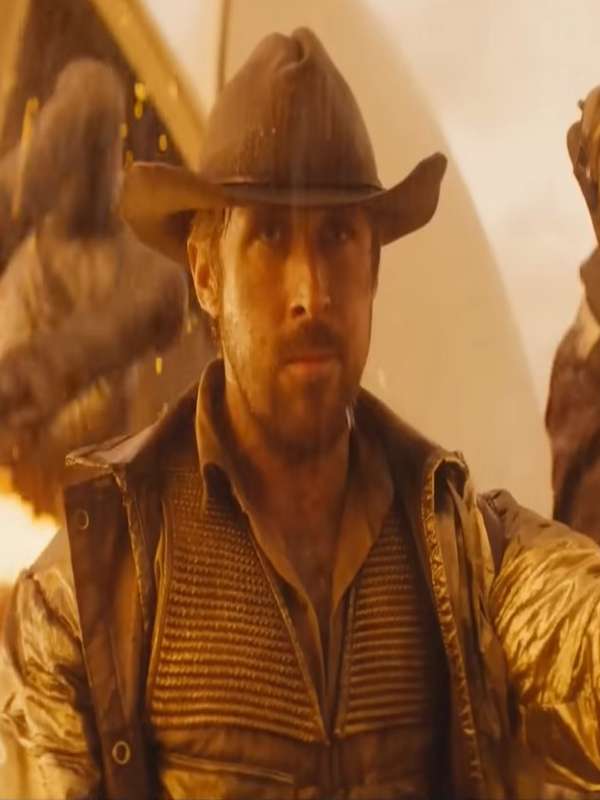 Ryan Gosling The Fall Guy 2023 Golden Coat