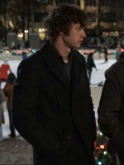 Dominic Sessa The Holdovers 2023 Black Coat