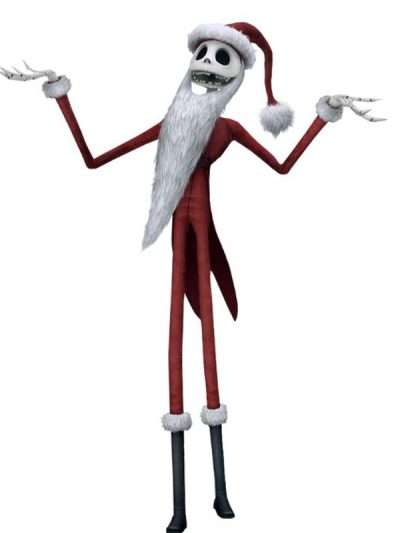 The Nightmare Before Christmas Jack Skellington Santa Red Suit