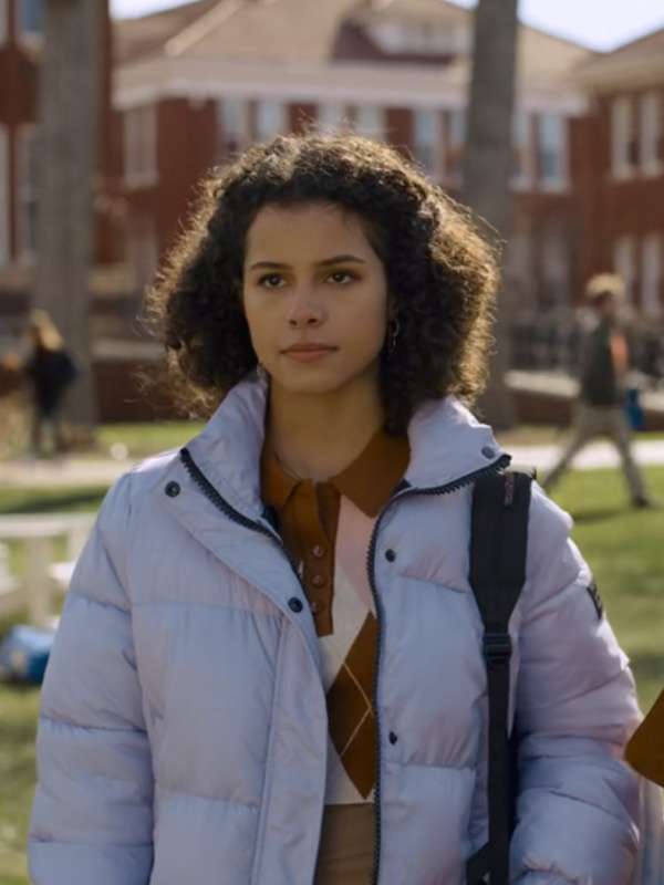 Gabriella Saraivah The Other Zoey 2023 White Puffer Jacket