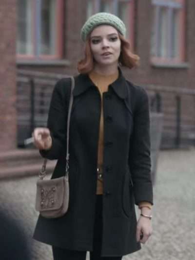 The Queen's Gambit S01 Beth Harmon Black Coat