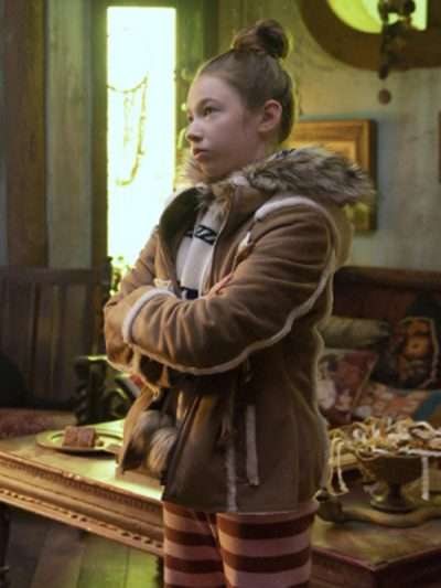 Sandra The Santa Clauses Brown Suede Leather Jacket