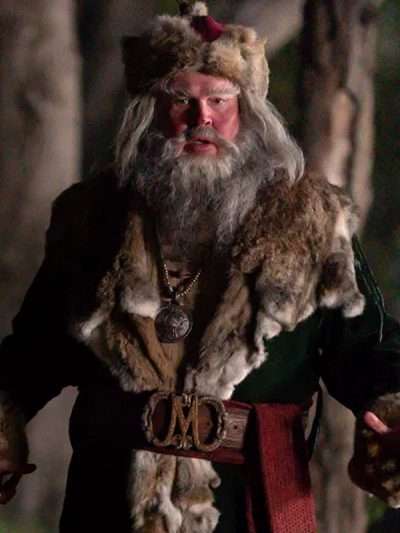 Scott Calvin The Santa Clauses 2023 Shearling Coat