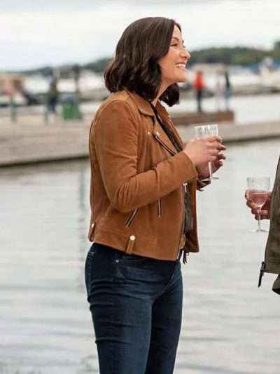 The Way Home S01 Kat Landry Suede Leather Jacket