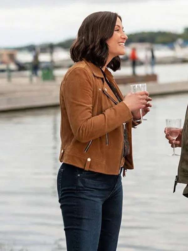 The Way Home S01 Kat Landry Suede Leather Jacket