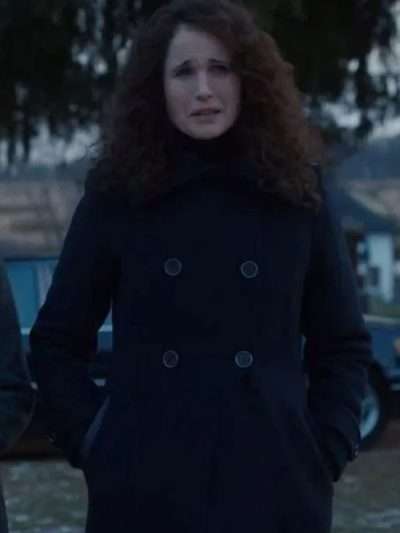 Del Landry The Way Home Black Wool Trench Coat