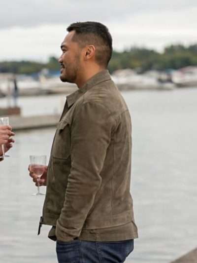 Andy The Way Home S01 Green Suede Leather Jacket