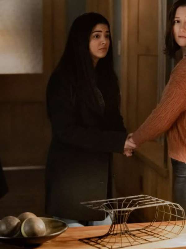 Alice Dhawan The Way Home Black Wool Coat