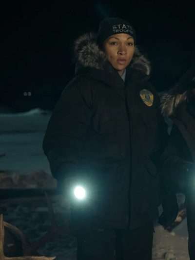 Evangeline Navarro True Detective S04 Black Parka Jacket
