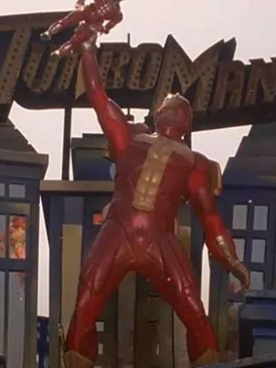 Jingle All the Way Turbo Man Leather Jacket