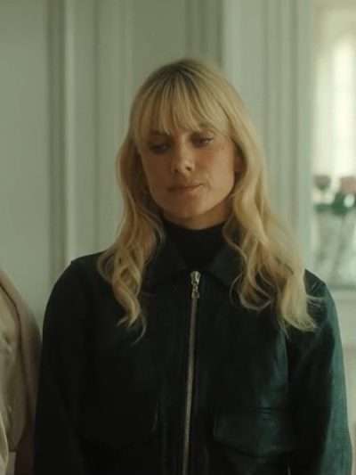 Mélanie Laurent Wingwomen 2023 Leather Jacket