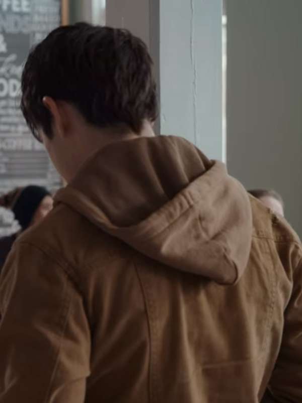 My Life with the Walter Boys S01 Alex Walter Hooded Brown Jacket