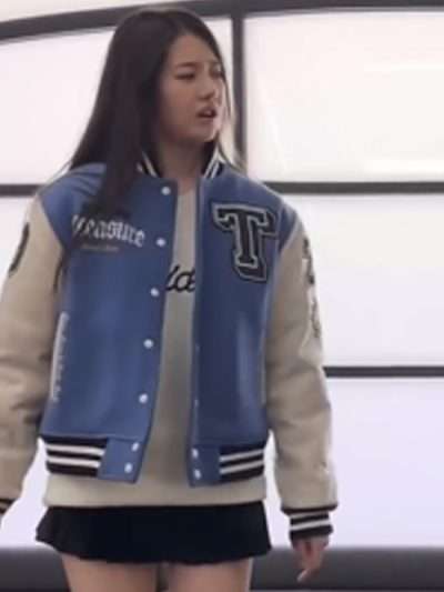 Baby Monster Rora Blue Varsity Jacket