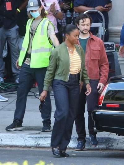 Taylour Paige Beverly Hills Cop Axel F 2024 Green Jacket