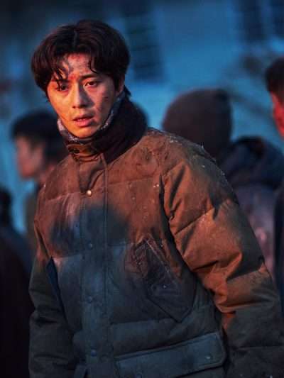 Park Seo-joon Concrete Utopia Brown Puffer Jacket
