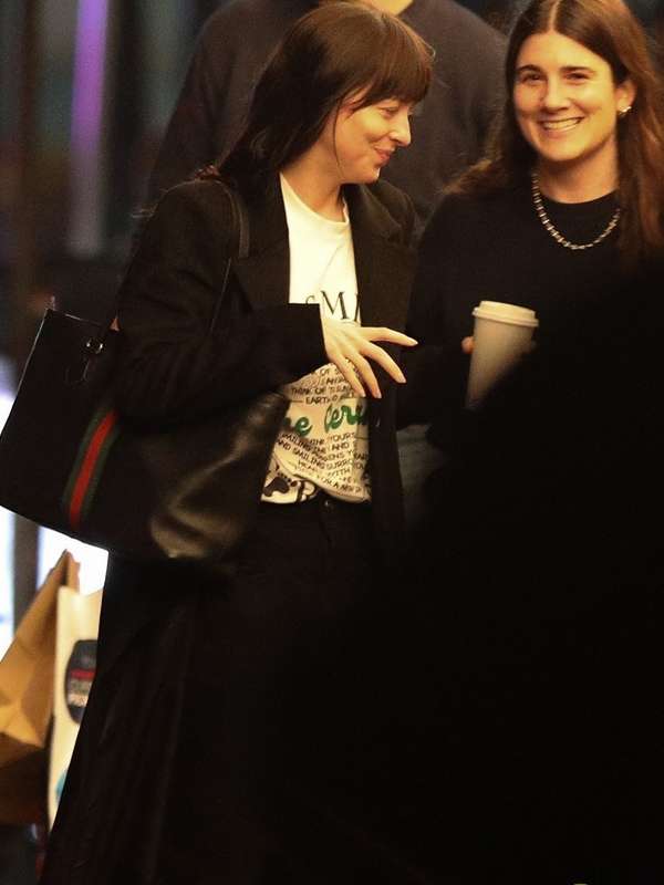 Dakota Johnson Madame Web Black Coat