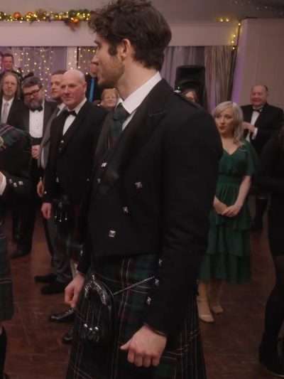 Dominic Watters Christmas in Scotland 2023 Black Blazer