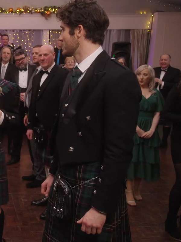 Dominic Watters Christmas in Scotland 2023 Black Blazer