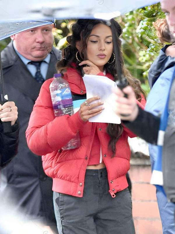 Erin Croft Brassic TV Series Red Puffer Jacket