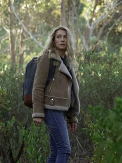 Eve Harris La Brea Shearling Leather Jacket
